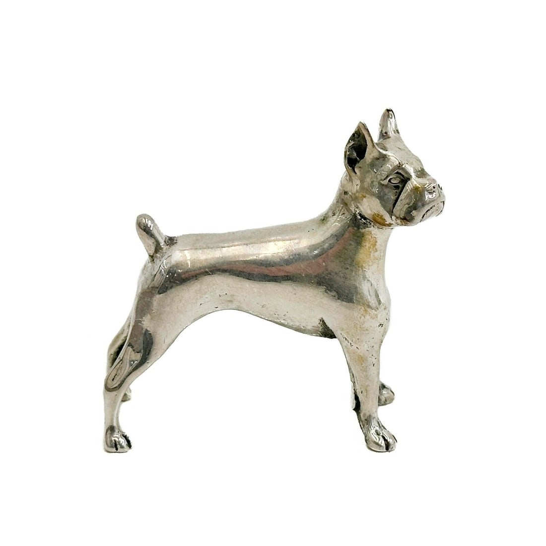 S Kirk & Son Sterling Silver Boxer Dog Figurine 20th century (1 of 5)