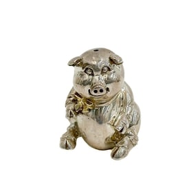 Tiffany & Co Sterling Silver Pig Form Pepper Pot Shaker