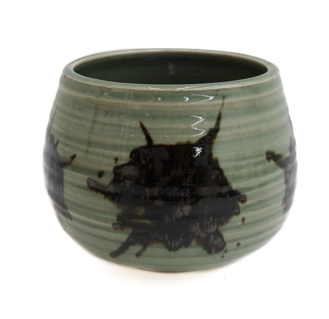 Vivika and Otto Heino (US 20th Century) Glazed Pottery Abstract Planter 1995 (1 of 9)