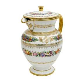Manufacture Sevres Water Pitcher 1ere Grandeur Pot a Decoction Ch Neuilly c1840