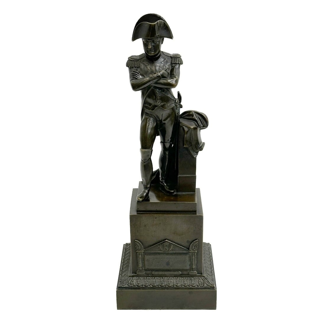 French Patinated Bronze Sculpture Napoleon General 19th century (1 of 7)