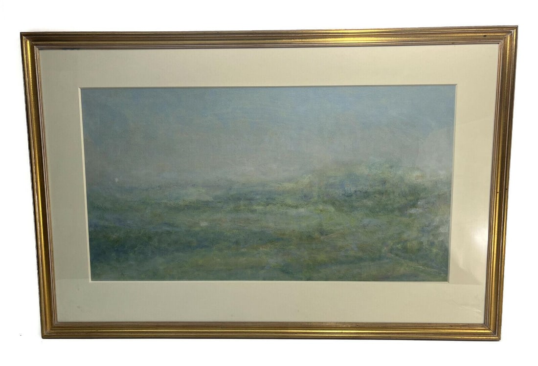 Tad Spurgeon (US 20th Century) Oil on Board Painting Landscape, Signed. 1996 (1 of 7)