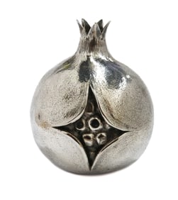 Gianmaria Buccellati Italian Sterling Silver Pomegranate Figurine