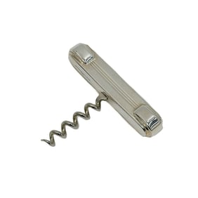 Tiffany & Co Sterling Silver Corkscrew Wine Bottle Opener with Box