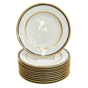 11 Copeland Spode England Porcelain 10.5 inch Dinner Plates circa 1940