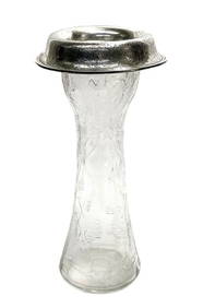 Meriden Britannia Sterling Silver and American Brilliant Cut Glass Vase, c.1900 (1 of 5)