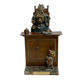 Charles Bragg (American 1931-2017) Bronze Sculpture Judgement Day Ltd Ed/275