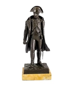V. Riviere (French 19th /20th Century ) Bronze Napoleon Sculpture