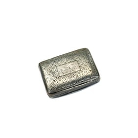 TS Birmingham England Sterling Silver Vinaigrette 1830