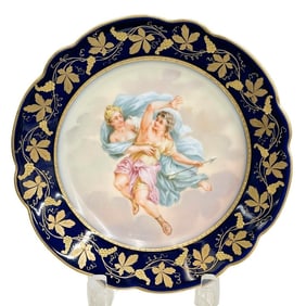 Royal Vienna Austria Hand Painted Porcelain Plate Aurora circa 1920