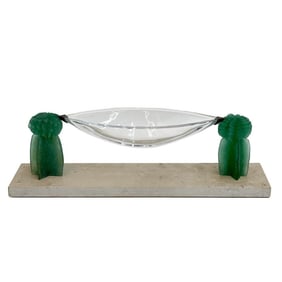 Daum Pate de Verre Sculpture Cactus Bowl Sahara by Joseph Hilton McConnico