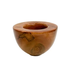 Philip Moulthrop (American b 1947) Turned Wood Red Maple Bowl Signed
