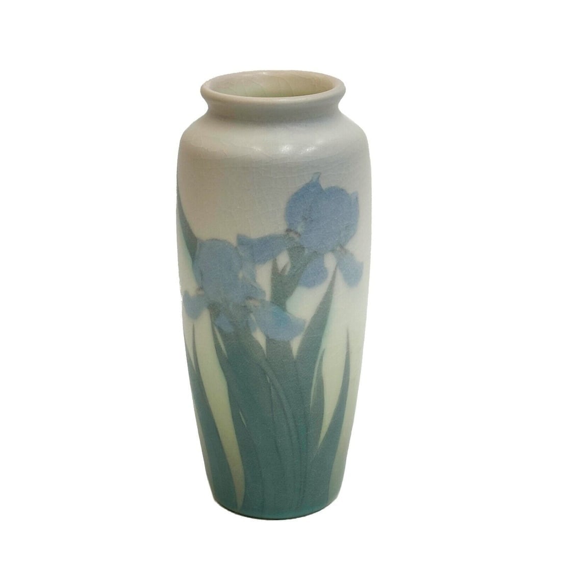 Rookwood Pottery Vellum Glazed Vase Iris Flowers by Carl Schmidt 1912 #904 D (1 of 6)