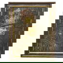 Micro Mosaic Plaque after Rembrandt Man with the Golden Helmet Framed 19th/20th