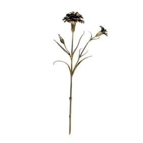 Tiffany & Co Gilt Sterling Silver Carnation Flower Study