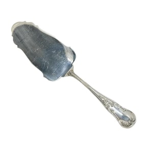Buccellati Italian Sterling Silver Solid Cake Server in Quirinale