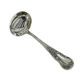 Buccellati Italian Sterling Silver Solid 6 inch Ladle in Quirinale
