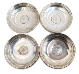 4 800 Silver Persian Medallion Dishes