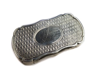 Robert Thornton Birmingham English Sterling Silver Vinaigrette Box 1871