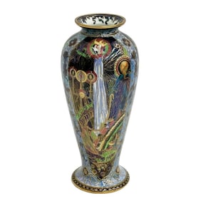 Wedgwood England Fairyland Lustre Porcelain Candlemas Vase Z5154 c1920
