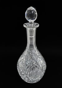 Baccarat France Cut Crystal Glass Decanter in Lagny, Signed