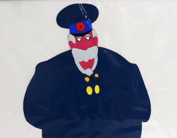 Animation Cel The Beatles Yellow Submarine Old Fred 1968