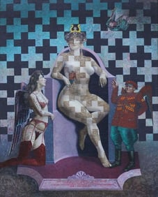 Dmitri Kantorov (1958-) Oil on Acrylic Painting