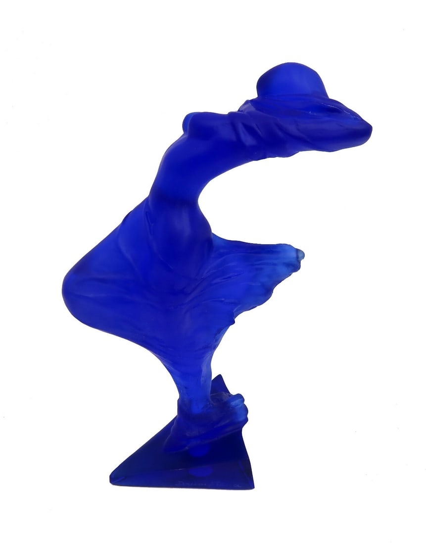 Daum France Pate de Verre Figurine La Femme Dans Le Vent Dominic Dardek Ltd Ed (1 of 14)