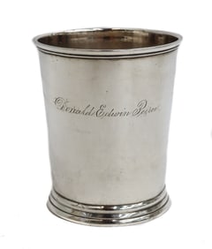Blynn & Baldwin American Coin Silver Julep Cup circa 1885
