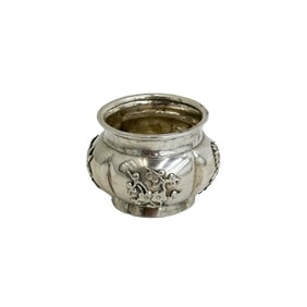 Wang Hing & Co Hong Kong Chinese Export Silver Lobed Bowl c1890