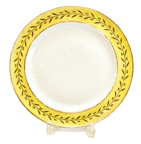 Chinese Porcelain Cabinet Plate, 18th Century