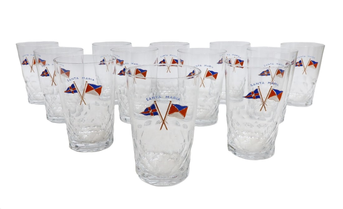 17 Baccarat France Small 4 in Tumbler Glasses in Palerme for Henry Ford II (1 of 6)