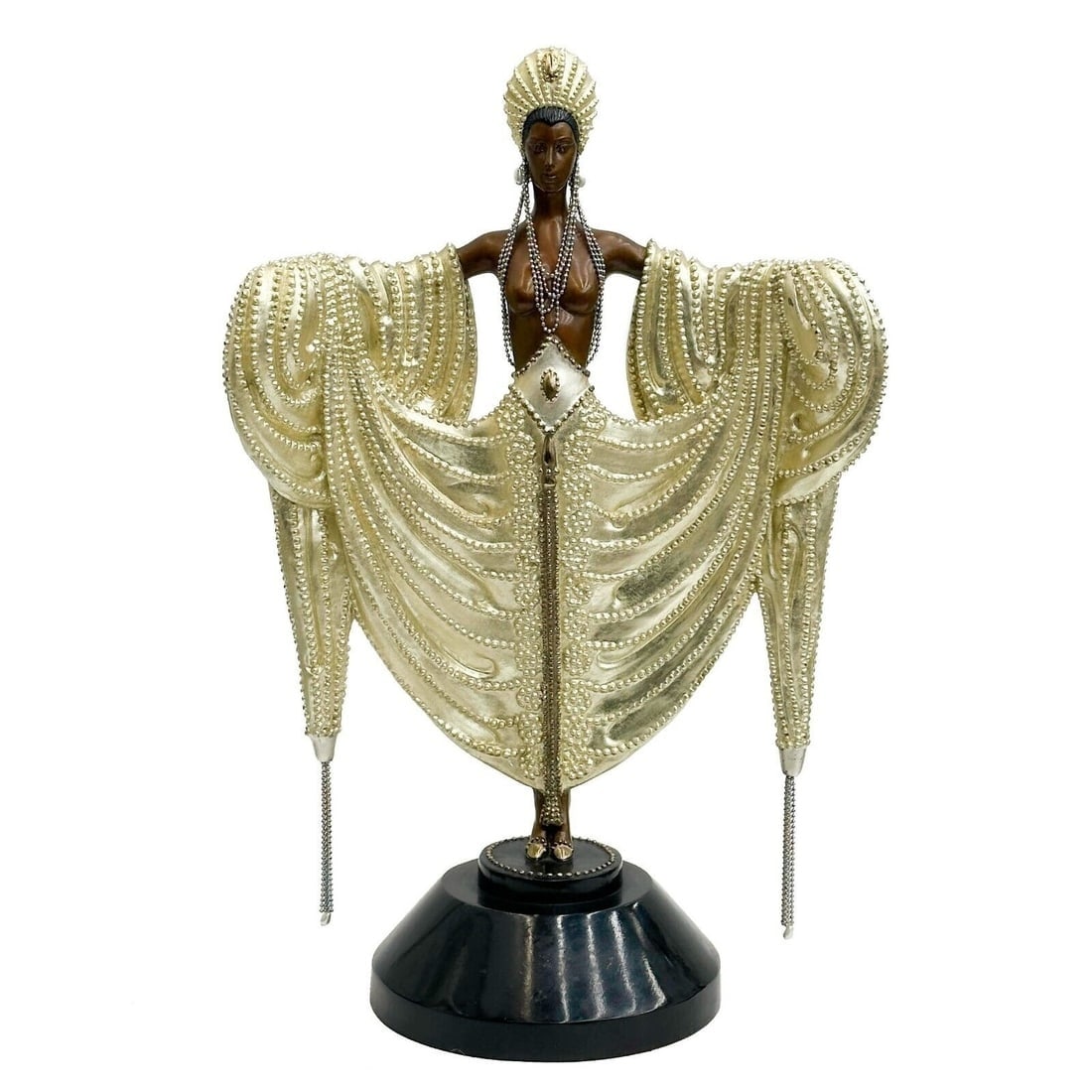 Erte Romain de Tirtoff Gilt Bronze Sculpture Radiance Ltd Ed/375 Signed (1 of 6)