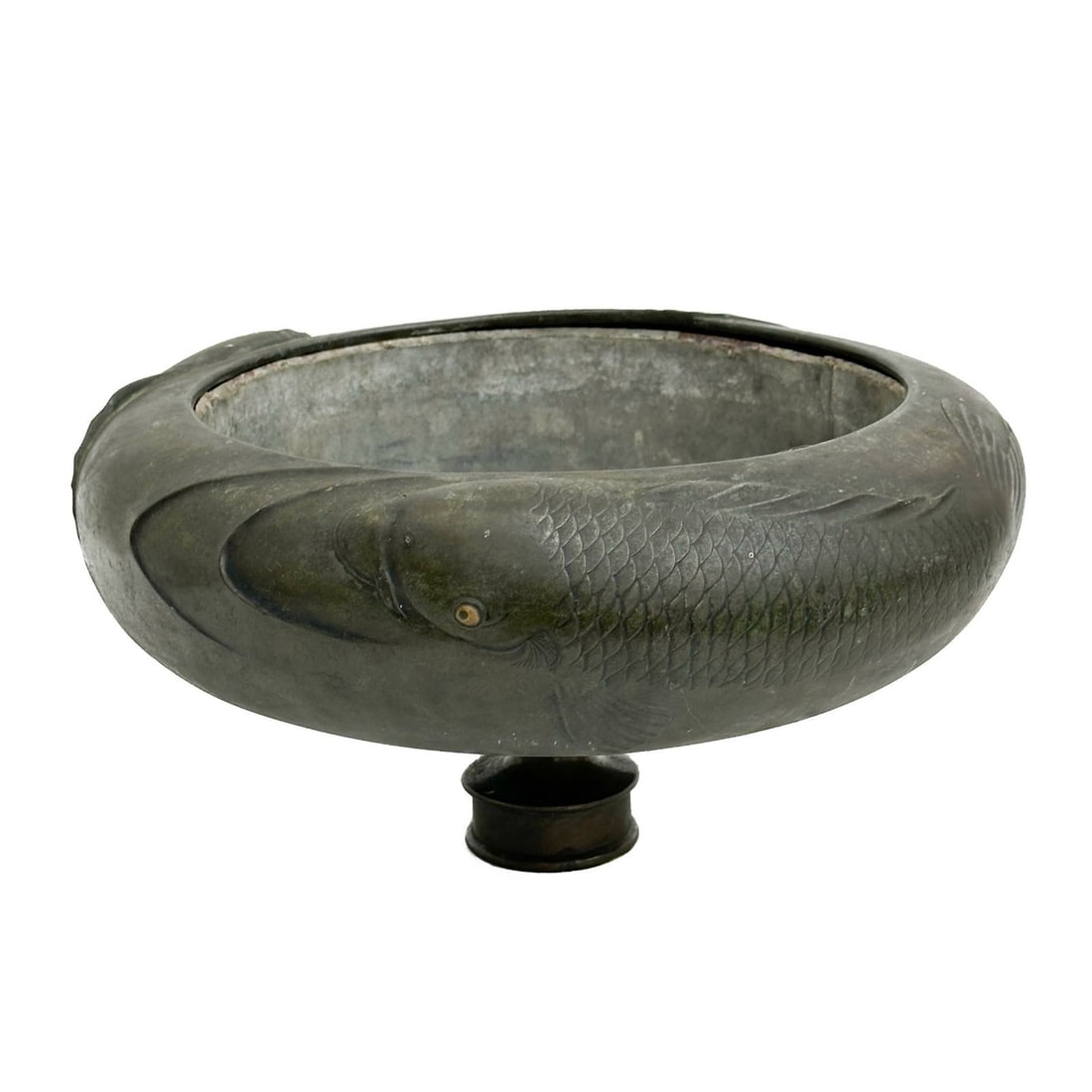 Japanese Bronze Planter Koi Fish Meiji Period (1 of 6)