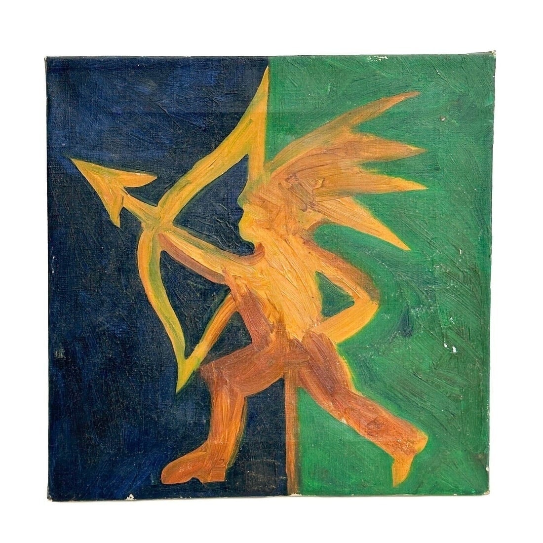 Hunt Slonem Sagitarrius Oil On Canvas Painting Signed (1 of 7)