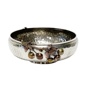 Gorham Sterling Silver Mixed Metal Bowl, 1881