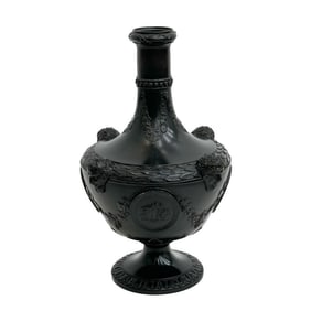 Wedgwood England Black Basalt Neoclassical Urn 19th century