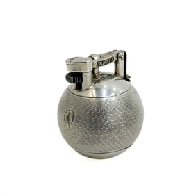 Dunhill English Sterling Silver Ball Form Lighter 1929