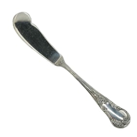 Buccellati Italian Sterling Silver Solid Master Butter Spreader in Quirinale