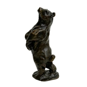 Jose-Maria David French Bronze Standing Bear Sculpture LTD ED/8 1995