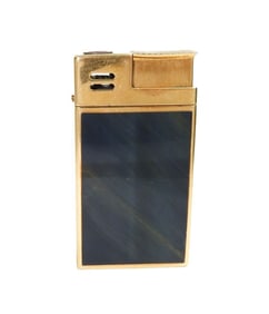 Bvlgari 18k Yellow Gold Hardstone Italian Lighter