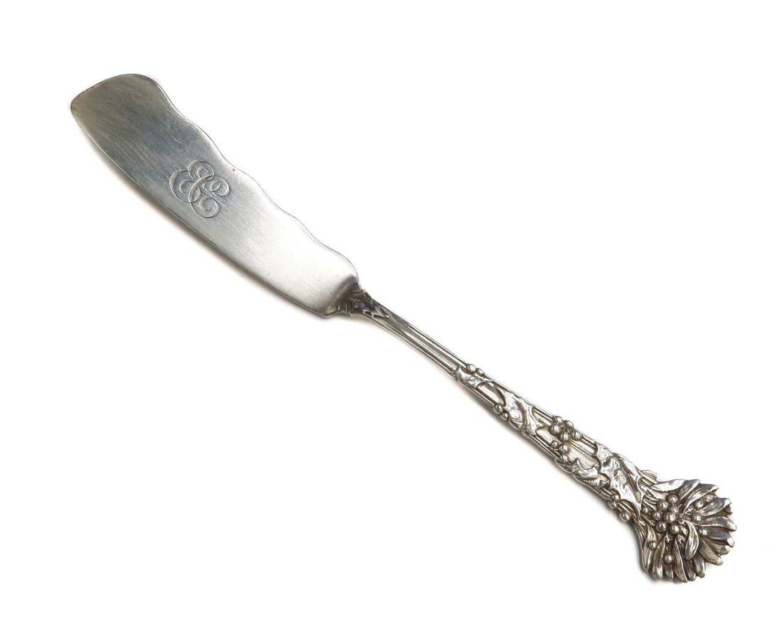 Tiffany & Co. Sterling Silver Master Butter Knife Spreader in Holly (1 of 7)