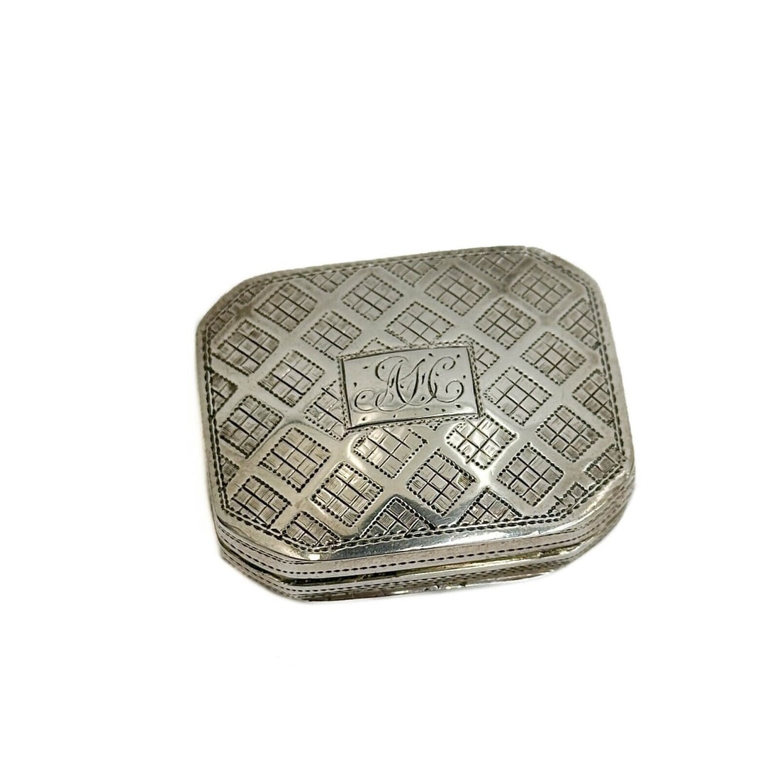 Cocks & Bettridge Birmingham English Sterling Silver Vinaigrette 1814 (1 of 5)