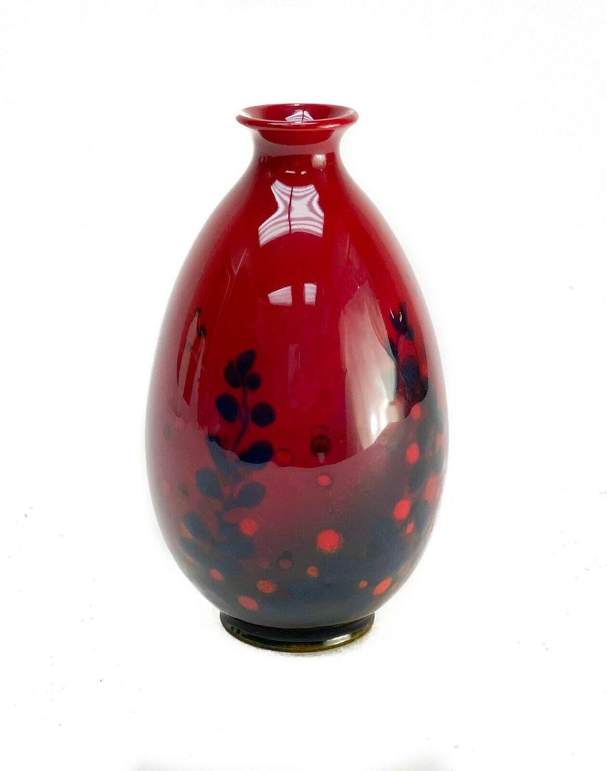 Royal Doulton Porcelain Sung Ware Noke Flambe Vase (1 of 2)