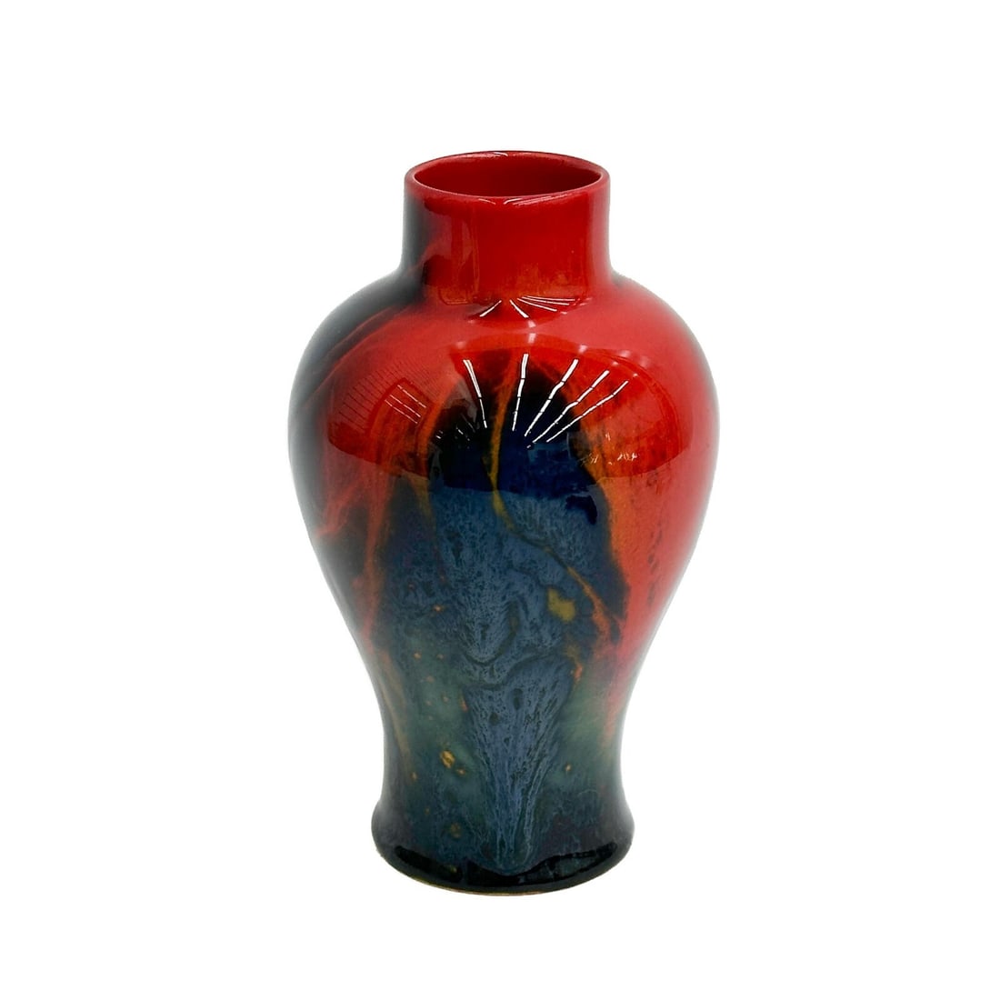 Royal Doulton England Flambe Sung Ware Porcelain Vase by Fred Moore (1 of 8)