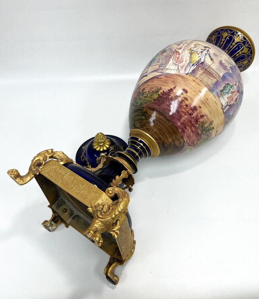 Sevres France Porcelain Large Decorative Urn - 11