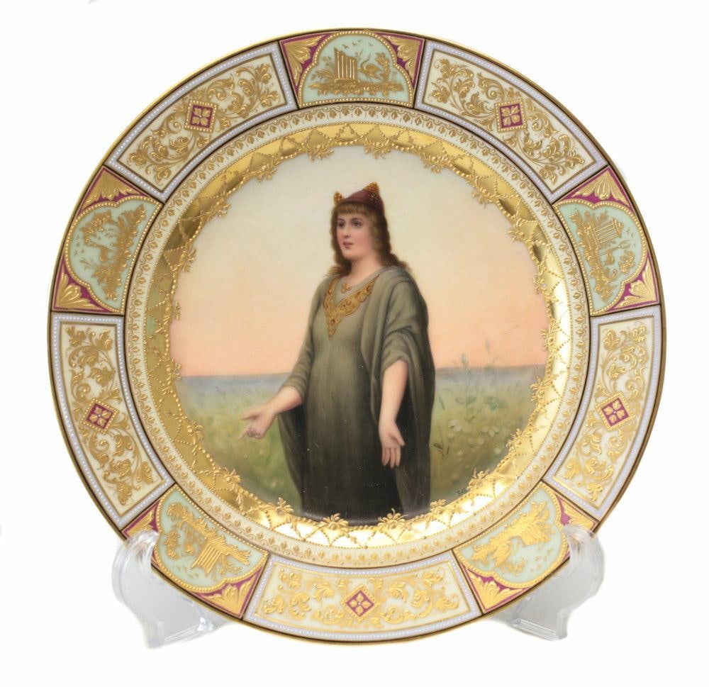 Royal Vienna Hand Painted Cabinet Plate, circa 1900 (1 of 3)