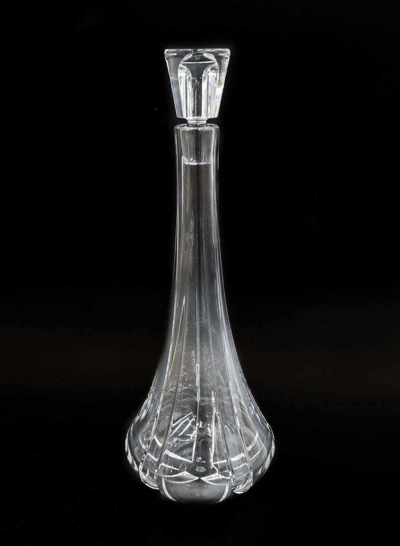 Baccarat France Cut Glass Decanter in Neptune Signed (1 of 8)