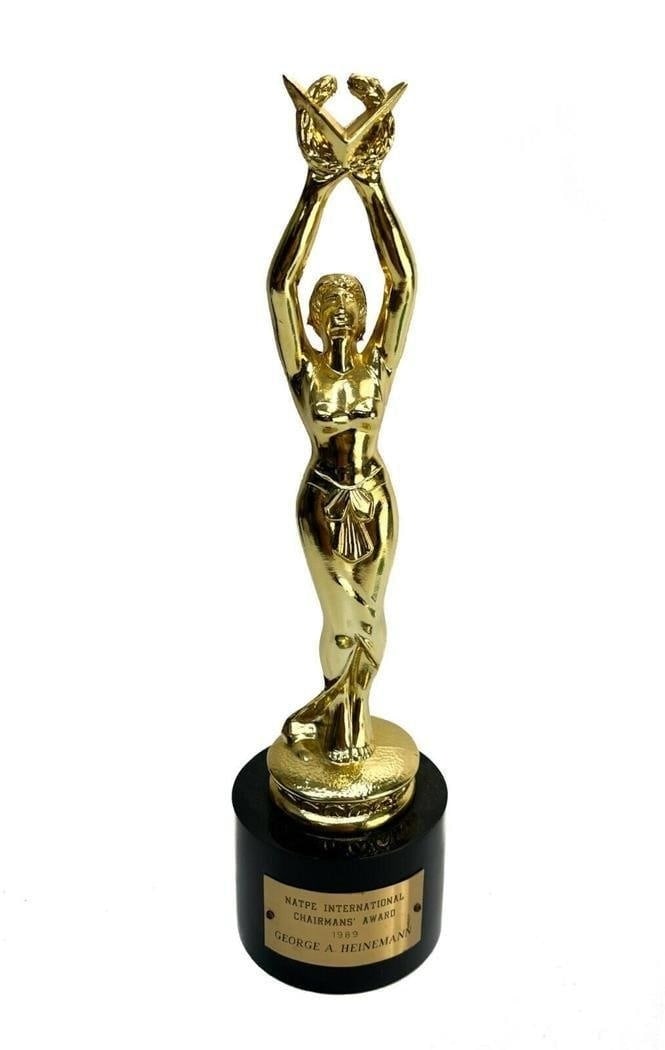 NATPE International Chairman's Award 1989: NATPE International Chairman's Award 1989 - George A. Heinemann, Children's TV Producer The President's Award, renamed the NATPE Chairman's Award in 1989, recognized outstanding contributions by indiv