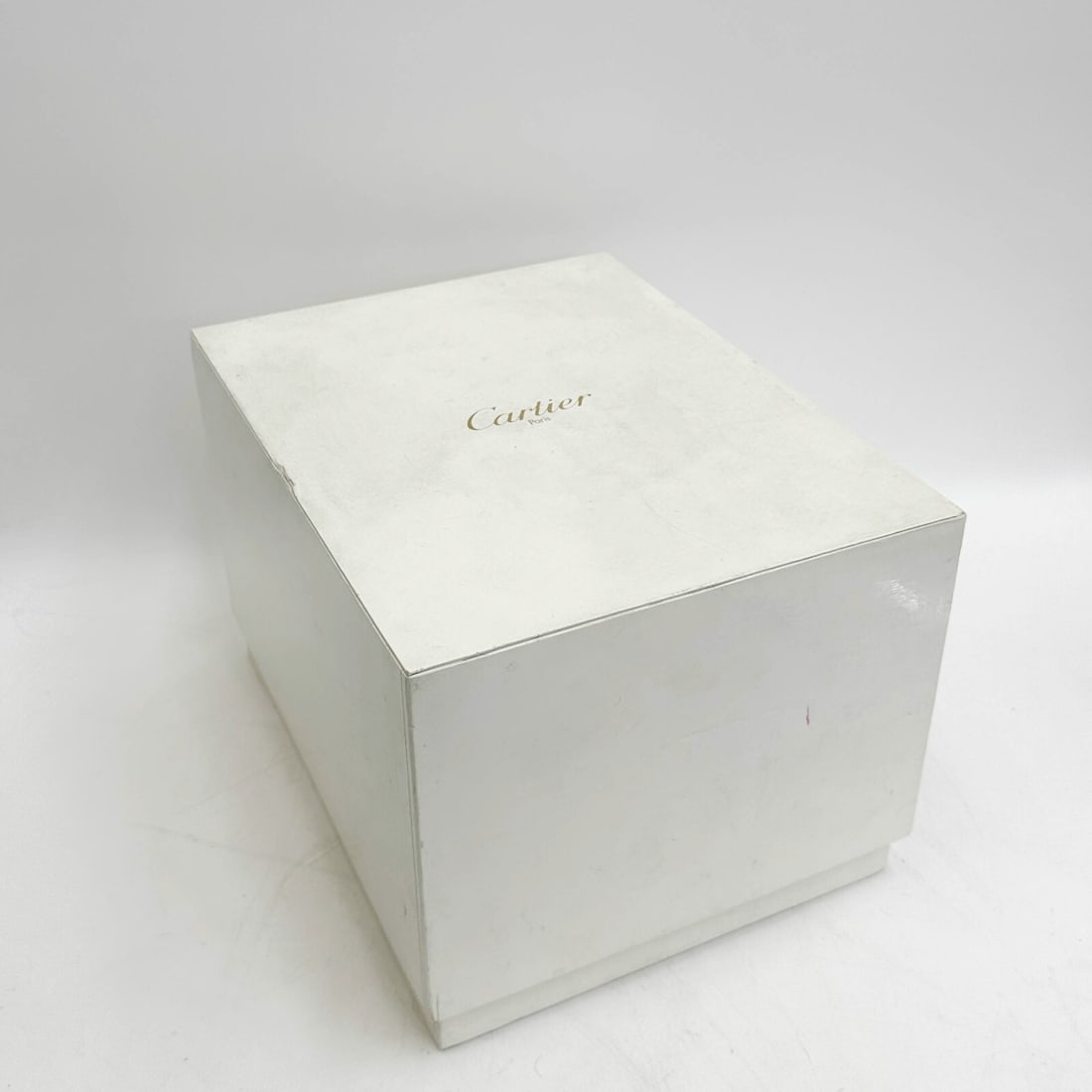Cartier Sterling Silver Mounted Glass Decanter in Trinity with Box - 7